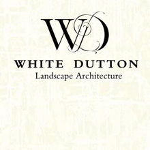 White Dutton, landscape architect. branding, print
